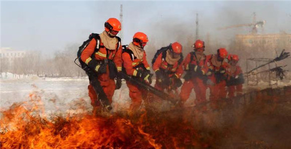 新疆森林消防总队全力以赴备战春季森林防火期