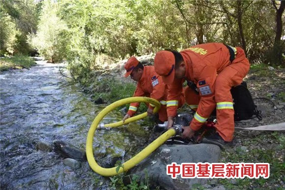 进山入林让水泵架设训练更贴近实战