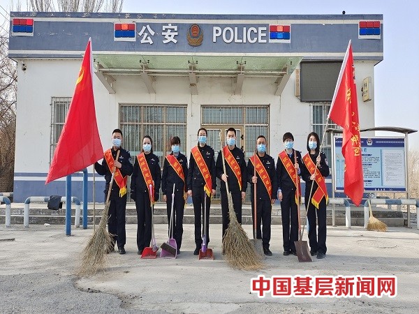 和硕县公安局多元志愿服务打造新时代党员新风貌